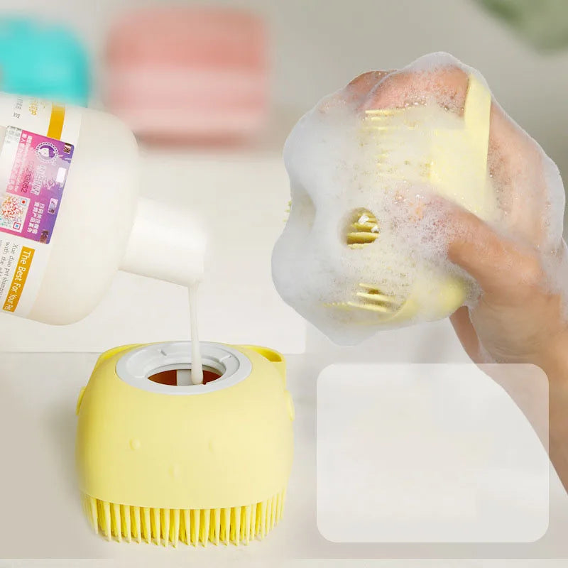 Pet Massage & Shampoo Brush